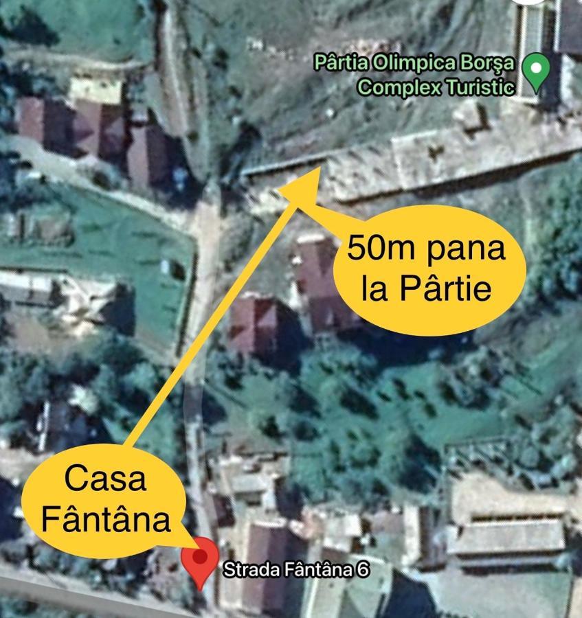 Casa Fantana - La Poalele Muntilor -50 De Metri De Partia Olimpica Villa Statjunea Borsa Exterior photo